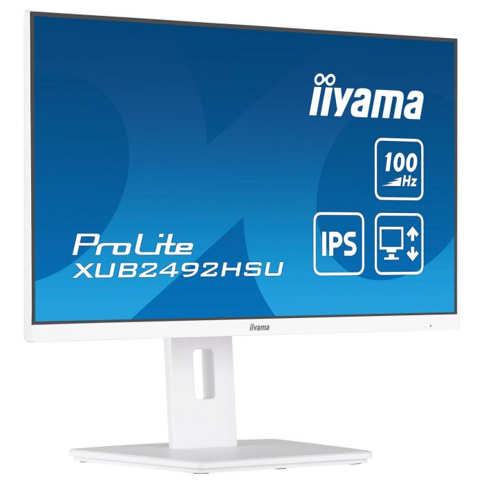 iiyama XUB2492HSU-W6 61cm/24" (1920x1080) FHD IPS 100Hz 0,4ms HDMI DP Pivot Speaker Blanco 5 iiyama XUB2492HSU-W6 61cm/24" (1920x1080) FHD IPS 100Hz 0,4ms HDMI DP Pivot Speaker Blanco 5
