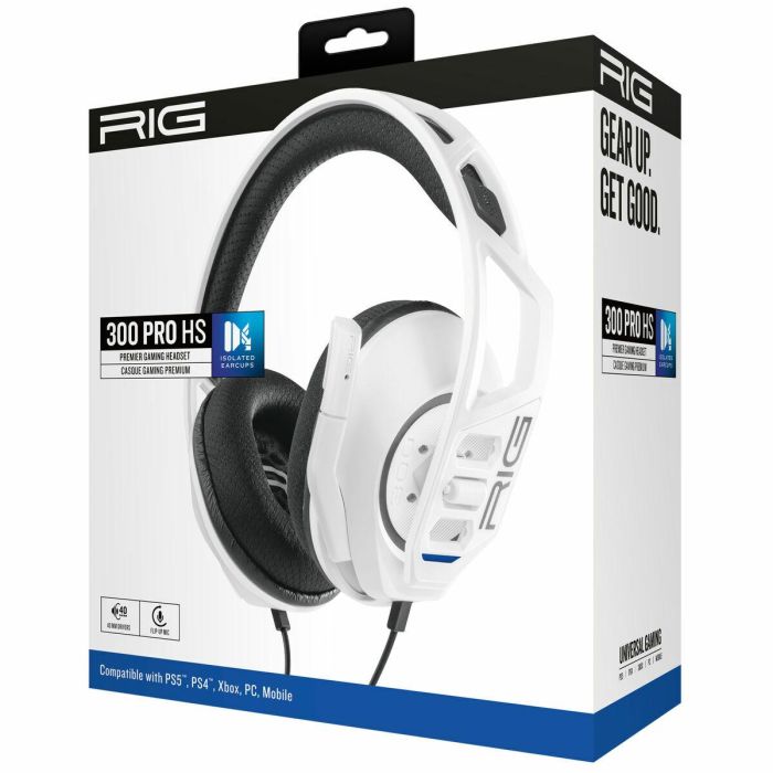 Auriculares con Micrófono Gaming Nacon RIG 300 PRO HS Blanco 5