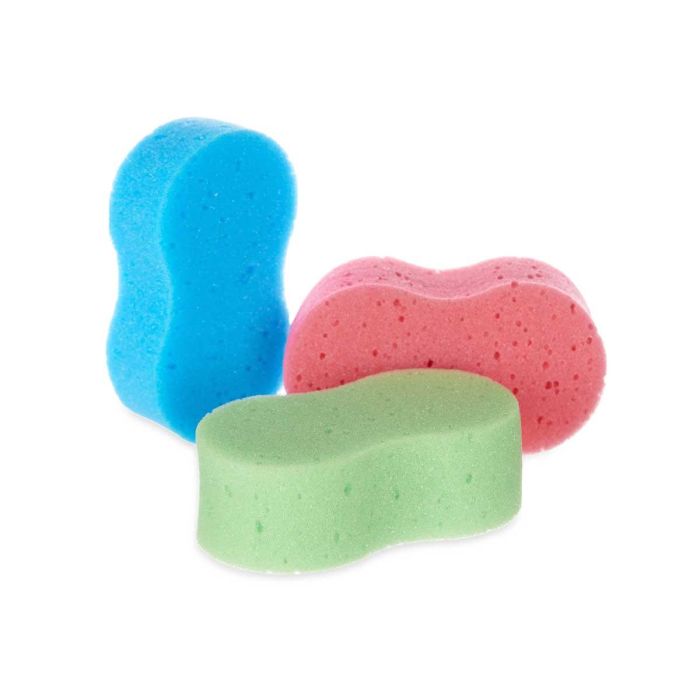 Set 3 Esponjas Baño Surtidos Colores Berilo 25X4CM (18 Unidades) 1 Set 3 Esponjas Baño Surtidos Colores Berilo 25X4CM (18 Unidades) 1