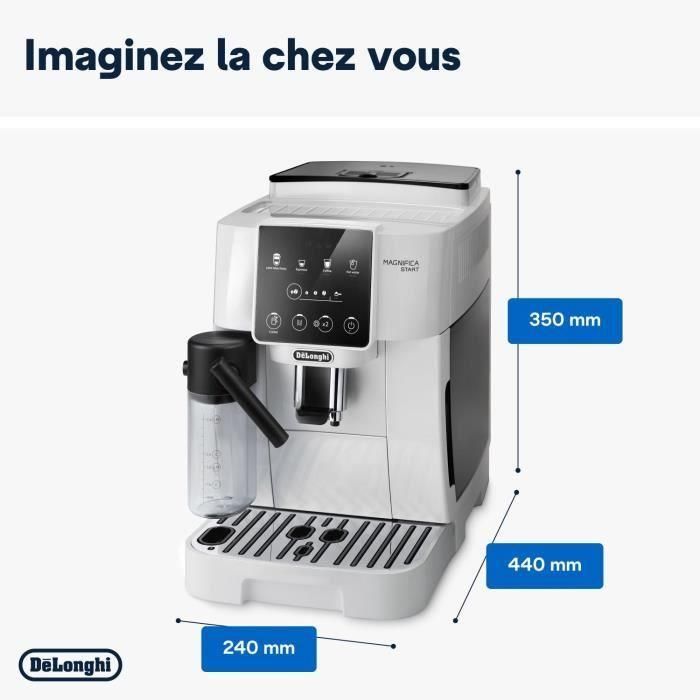 DELONGHI ECAM220.61.W Cafetera espresso molinillo - acero inoxidable 5