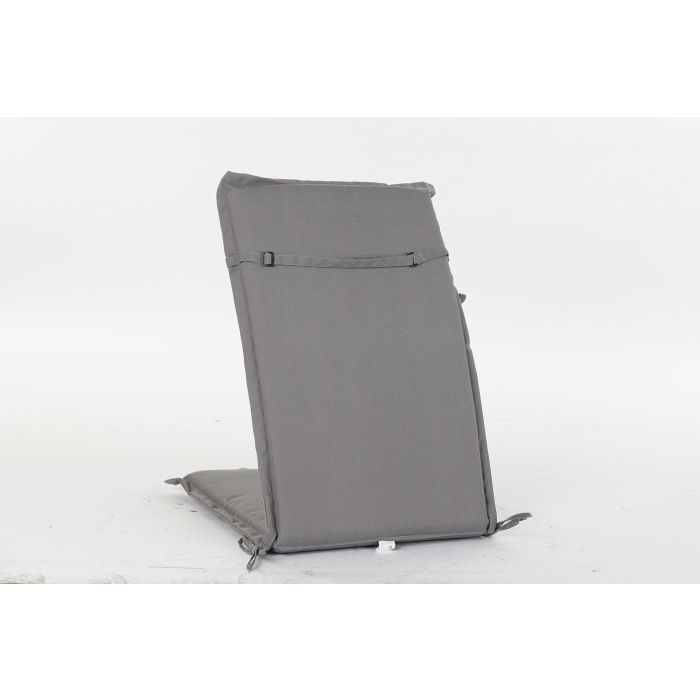 DKD Home Decor Cojín Silla Boho Exterior Gris Negro Poliéster Resistente UV y Abrasión 4 cm grosor 115 cm largo 42 cm ancho 5