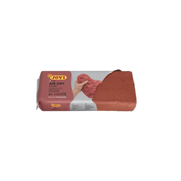 Jovi Air Dry Pastilla De Pasta Modelar Endurece Al Aire 1000 gr Terracota