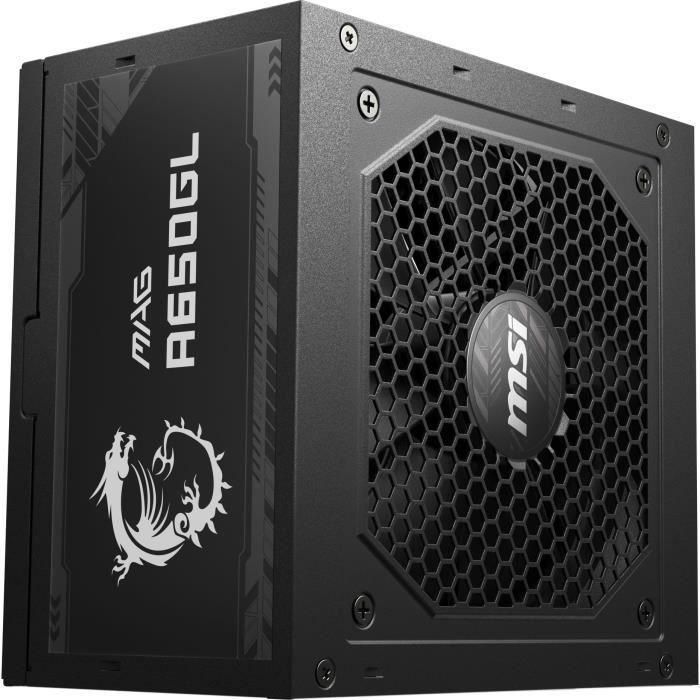 MSI MAG A650GL Fuente de Alimentación 650W 80 PLUS Bronze, Totalmente Modular, ATX - 306-7ZP8C11-CE0 1 MSI MAG A650GL Fuente de Alimentación 650W 80 PLUS Bronze, Totalmente Modular, ATX - 306-7ZP8C11-CE0 1