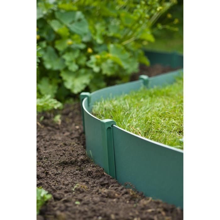 NATURALEZA Bolsa de 10 anclajes de polipropileno para bordes de jardín - H 26.7 x 1.9 x 1.8 cm - Verde 3 NATURALEZA Bolsa de 10 anclajes de polipropileno para bordes de jardín - H 26.7 x 1.9 x 1.8 cm - Verde 3