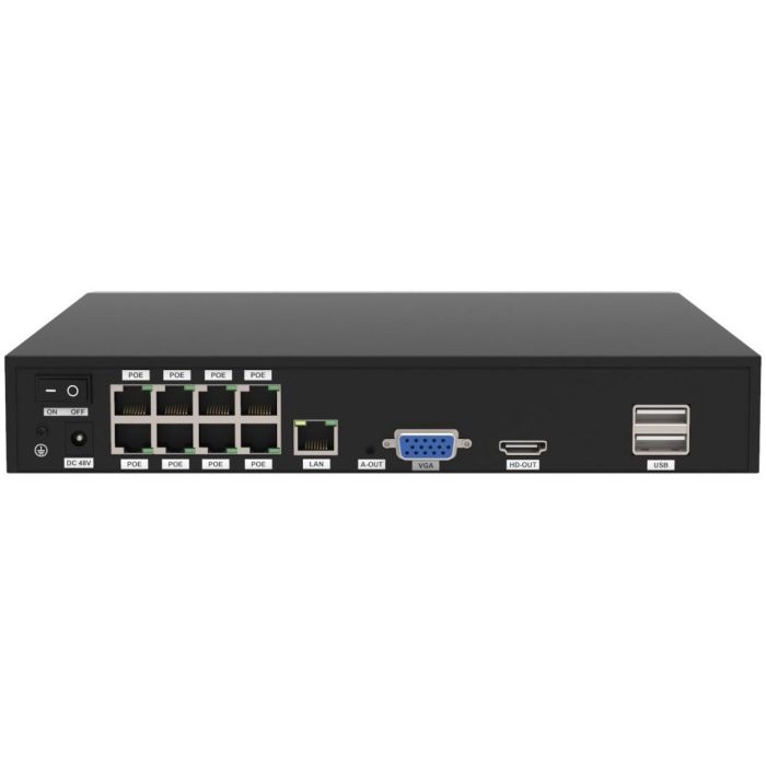 FOSCAM FN9108E-T4-2T Überwachungskameraset 4 Kameras mit Recorder Schwarz 9
