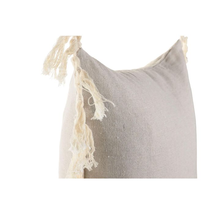 Cojin Boho DKD Home Decor Natural Blanco 45 x 45 cm (2 Unidades) 1 Cojin Boho DKD Home Decor Natural Blanco 45 x 45 cm (2 Unidades) 1