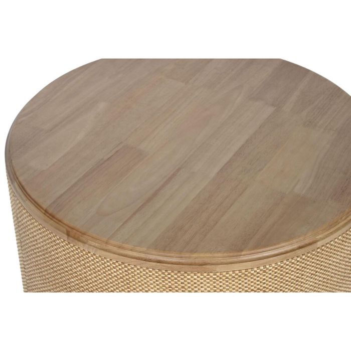 Mesita Auxiliar Mediterraneo DKD Home Decor Natural 70 x 42 x 70 cm 3