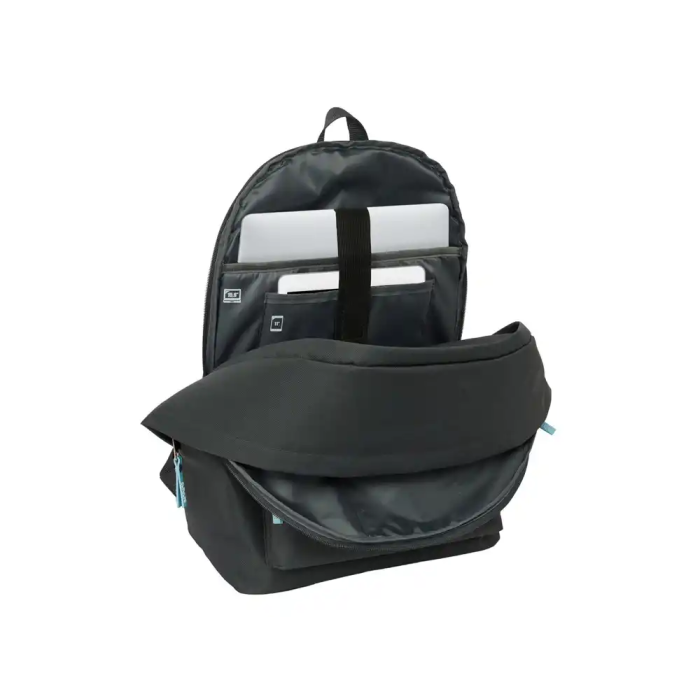 Safta Mochila Doble El Pulpo Grafito para Portátil 15,6" + USB 31x44x18 cm 4