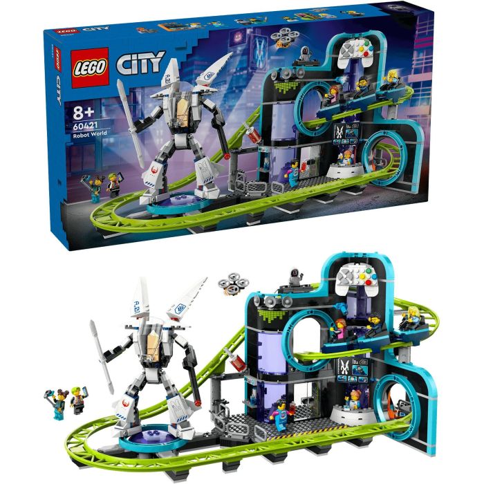 LEGO 60421 City Achterbahn con Roboter-Mech 3 LEGO 60421 City Achterbahn con Roboter-Mech 3