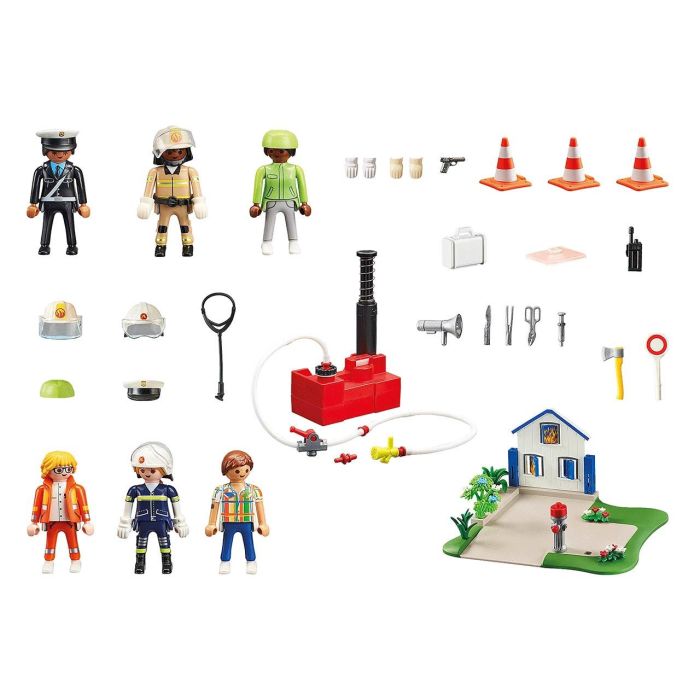 Playmobil 70980 My Figures: Misión De Rescate – 6 Figuras Desmontables, +1000 Combinaciones, Escenario + Accesorios, +4 años 1 Playmobil 70980 My Figures: Misión De Rescate – 6 Figuras Desmontables, +1000 Combinaciones, Escenario + Accesorios, +4 años 1