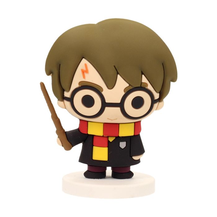 Sd toys Figura Mini Harry Potter en Goma Rígida de 6 cm con Peana - Colección