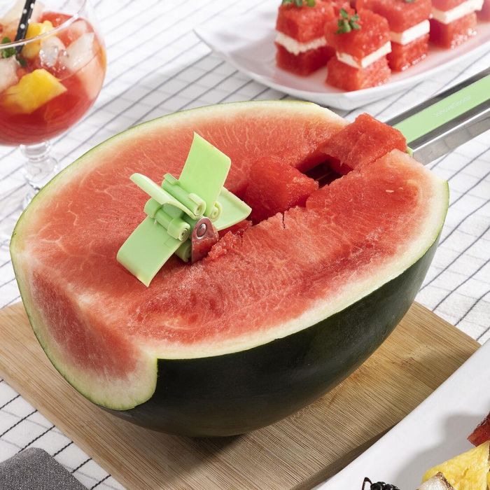 Cortador de Sandía en Cubos Cutmil InnovaGoods 5 Cortador de Sandía en Cubos Cutmil InnovaGoods 5