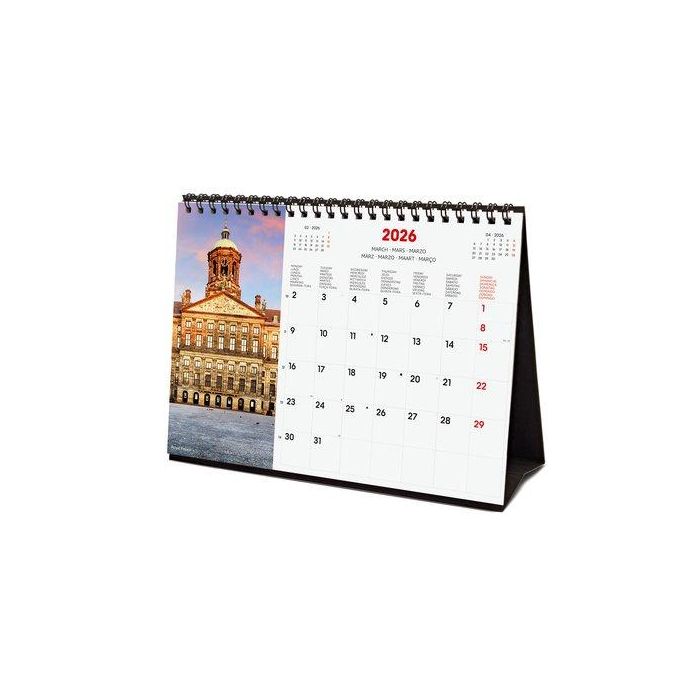 Calendario (2026) Finocam Internacional Sobremesa Imagenes Mensual Para Escribir S 210X150 Amsterdam