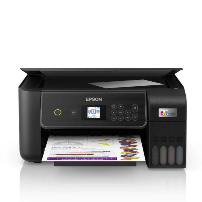 Impresora multifunción A4 - EPSON - Ecotank ET-2870 - Wi-Fi - Tanques de tinta - 3 años de tinta incluidos 1 Impresora multifunción A4 - EPSON - Ecotank ET-2870 - Wi-Fi - Tanques de tinta - 3 años de tinta incluidos 1