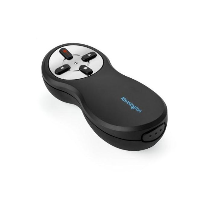 Kensington Presentador Inalámbrico con Láser Rojo, Control Remoto para Presentaciones con Receptor USB Nano, Conexión Inalámbrica 2.4GHz y Alcance de 20m 1