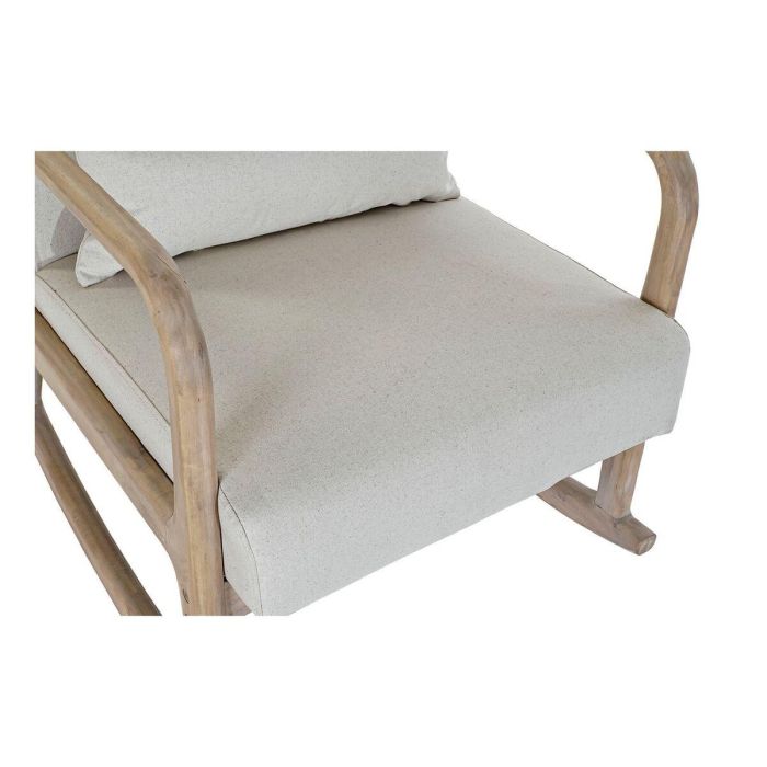 Mecedora Sixties DKD Home Decor Beige Natural 85 x 81 x 66 cm 6 Mecedora Sixties DKD Home Decor Beige Natural 85 x 81 x 66 cm 6