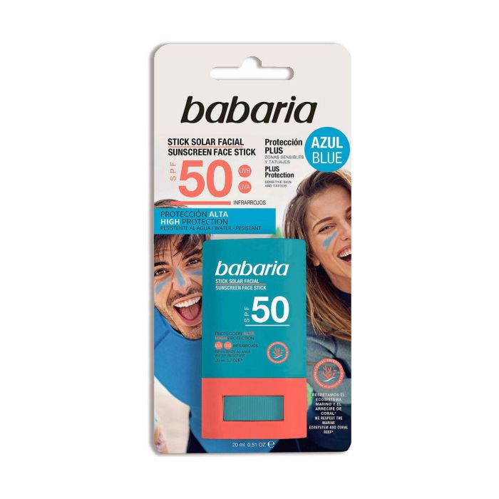 Babaria Solar Stick Facial Azul Spf50