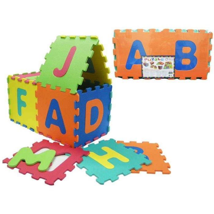 Rama Puzzle de Goma EVA con Letras, 14 Piezas, 62x32x7,5 cm, Edad Mínima +12 Meses 1