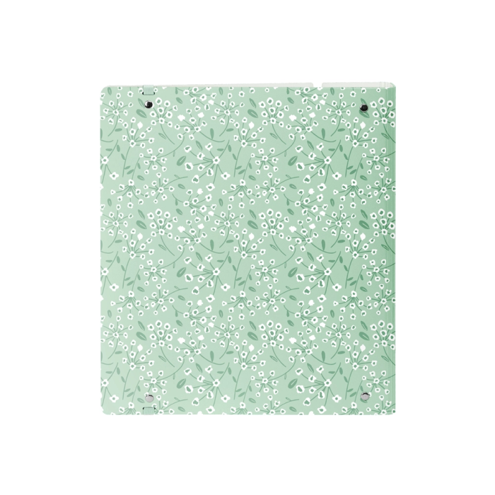 Safta Carpeblock PP Foam 4 Ani 35mm c/Recambio Light Green Flowers 27x32x4 cm 1