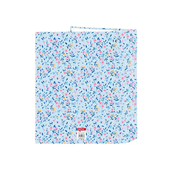 Carpeta de anillas Vicky Martín Berrocal Paraíso Azul Rosa A4 27 x 33 x 6 cm 1