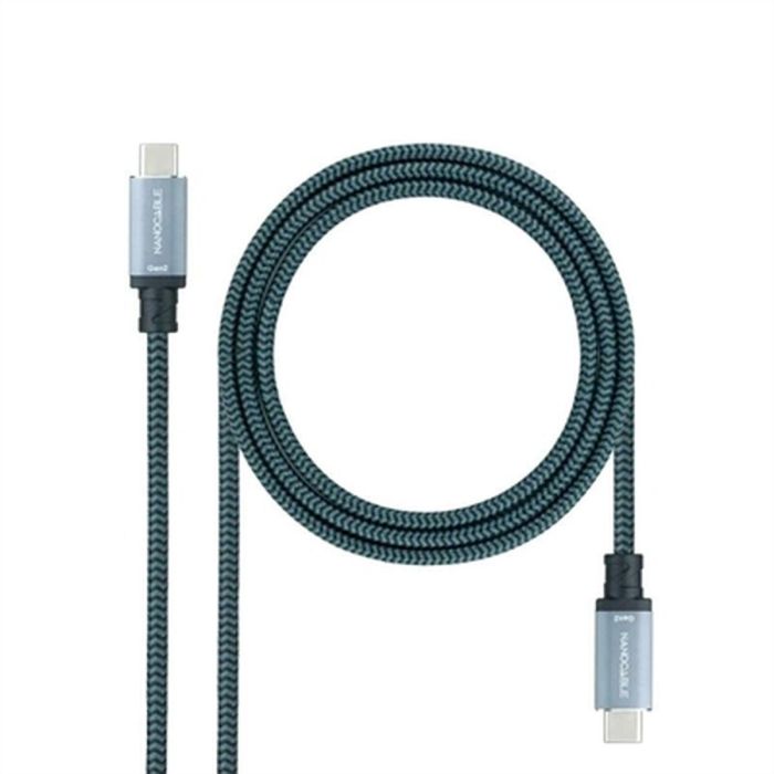 Cable USB-C NANOCABLE 10.01.4101-COMB Verde 1 m (1 unidad) 0 Cable USB-C NANOCABLE 10.01.4101-COMB Verde 1 m (1 unidad) 0