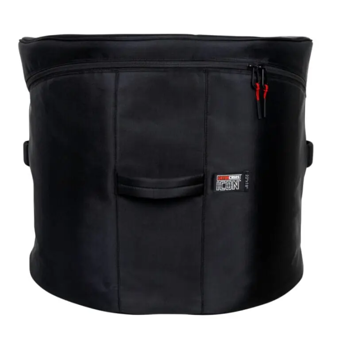 Funda Gator G-Icon para Bombo 22" x 18" | Funda Protectora de Bombo con Dimensiones Interiores de 635mm x 635mm x 533.4mm