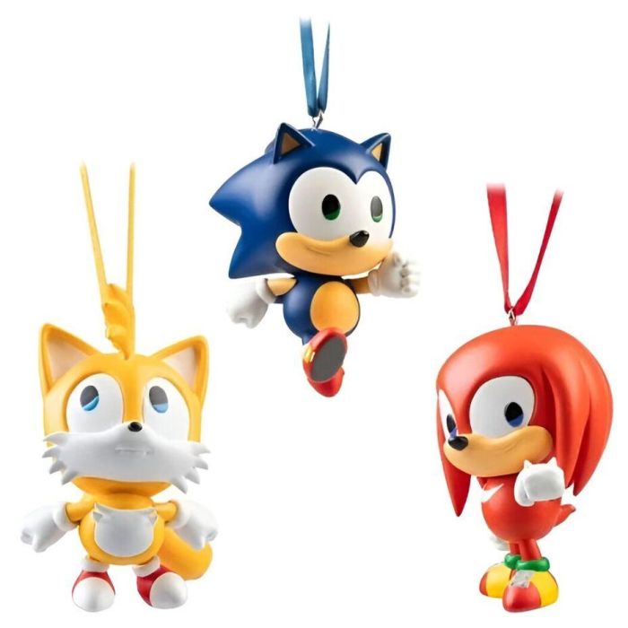 Blister 3 figuritas Sonic the Hedgehog 1