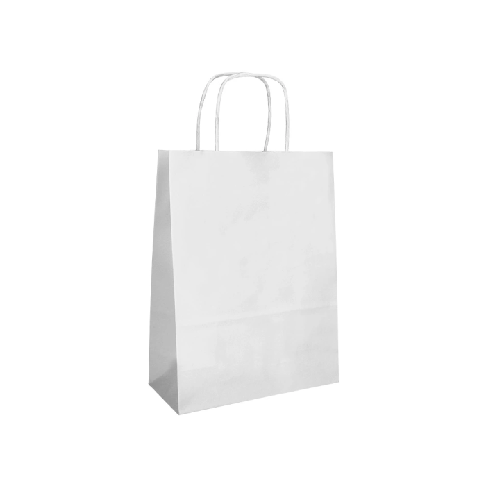 Q-connect Bolsa Papel Celulosa Blanco XS Asa Retorcida 180x240x80 mm (25 Unidades) 2 Q-connect Bolsa Papel Celulosa Blanco XS Asa Retorcida 180x240x80 mm (25 Unidades) 2