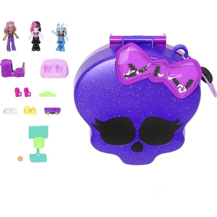 Polly Pocket Caja Monster High HVV58 5 Polly Pocket Caja Monster High HVV58 5