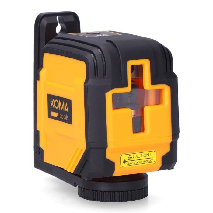 Koma Tools Nivel Láser con Precisión ±3mm a 10m, Alcance 30m, Incluye Funda, Soporte Magnético y Rosca Trípode, IP54 3
