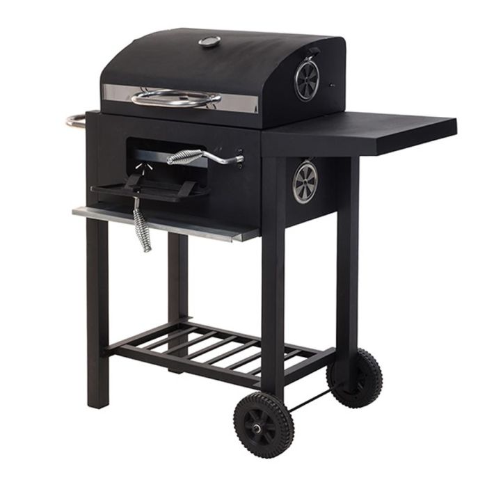 Vaggan Barbacoa de Carbón con Tapa, Parrilla de Acero Inoxidable, 48.5x36x96cm, Negro 0 Vaggan Barbacoa de Carbón con Tapa, Parrilla de Acero Inoxidable, 48.5x36x96cm, Negro 0