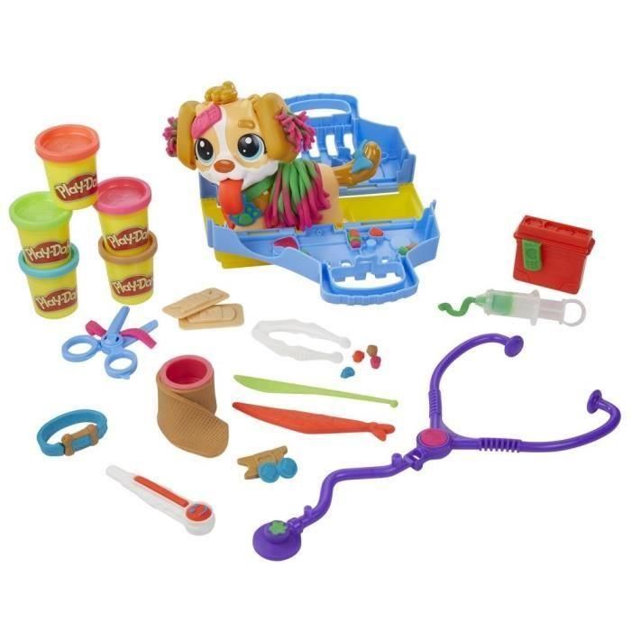 PLAY-DOH - Caja - La práctica veterinaria con perro, estuche, 10 herramientas y 5 colores 1 PLAY-DOH - Caja - La práctica veterinaria con perro, estuche, 10 herramientas y 5 colores 1