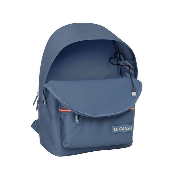 Mochila Safta Doble Para Portatil 15,6-' + Usb El Ganso Basics 180x310x440 mm 1 Mochila Safta Doble Para Portatil 15,6-' + Usb El Ganso Basics 180x310x440 mm 1
