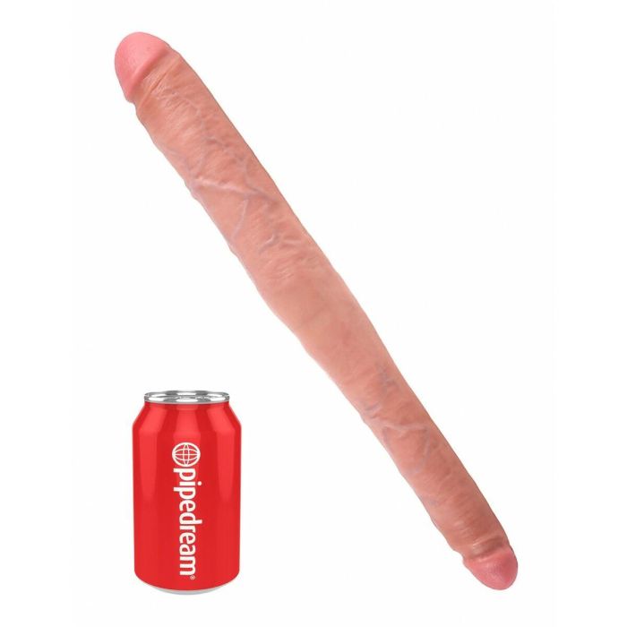 Consolador de Doble Penetración Pipedream King Cock Natural 1 Consolador de Doble Penetración Pipedream King Cock Natural 1