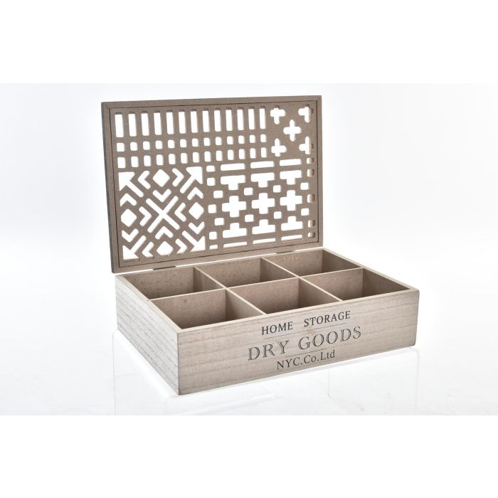 Caja Arabe DKD Home Decor Marron Negro 16 x 6 x 24 cm (2 Unidades) 2 Caja Arabe DKD Home Decor Marron Negro 16 x 6 x 24 cm (2 Unidades) 2