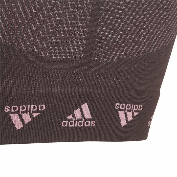 Sujetador Deportivo Adidas Aeroknit Seamless Granate Rojo Oscuro 2