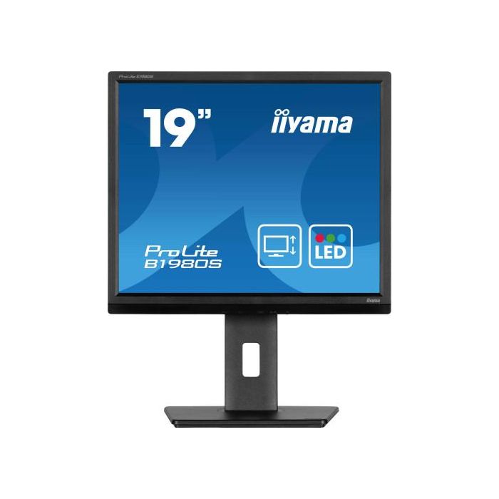 iiyama ProLite B1980S-B1 pantalla para PC 48,3 cm (19") 1280 x 1024 Pixeles VGA LED Negro