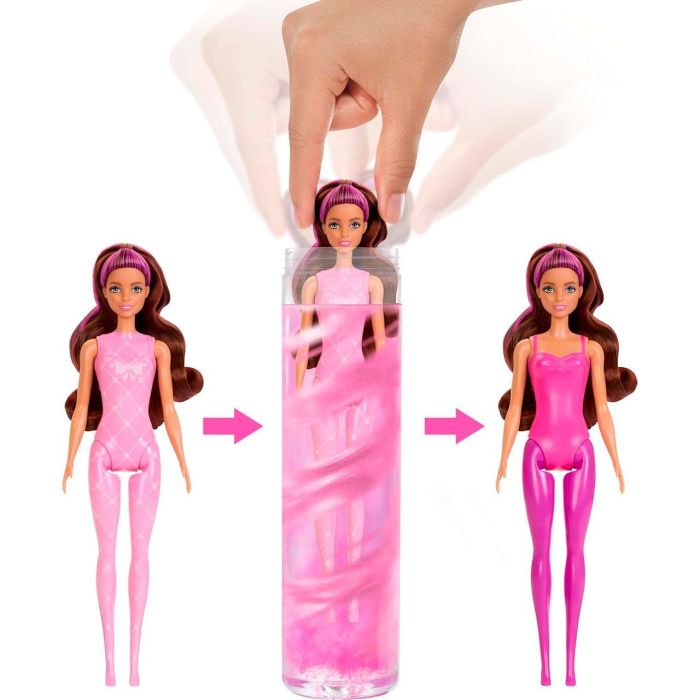 Muñeca barbie color reveal bailarinas de ballet. incluye seis sorpresas en un mismo paquete. - modelos surtidos 2