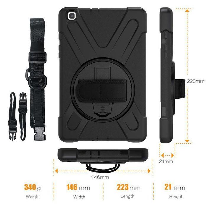 eSTUFF Galaxy Tab A 8.0 AUSTIN Defender Case without built-in screen protector - Black 5 eSTUFF Galaxy Tab A 8.0 AUSTIN Defender Case without built-in screen protector - Black 5