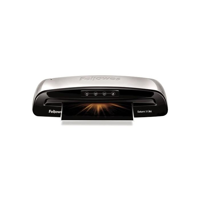 Fellowes Saturn 3I Plastificadora de Oficina Profesional DIN A4 con 2 Rodillos, InstaHeat, Sistema Antiatasco y 125 micras 1 Fellowes Saturn 3I Plastificadora de Oficina Profesional DIN A4 con 2 Rodillos, InstaHeat, Sistema Antiatasco y 125 micras 1