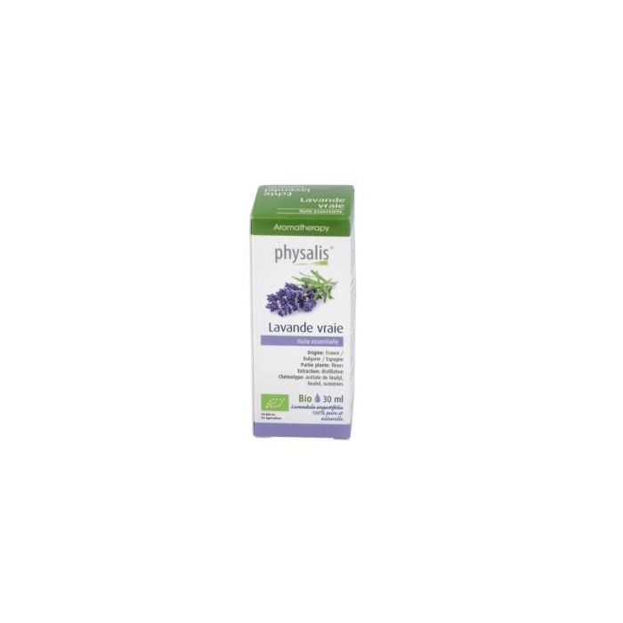 PHYSALIS Esencia Lavanda Verdadera Bio 30ml - Aceite Esencial Relajante y Calma Picaduras de Insectos