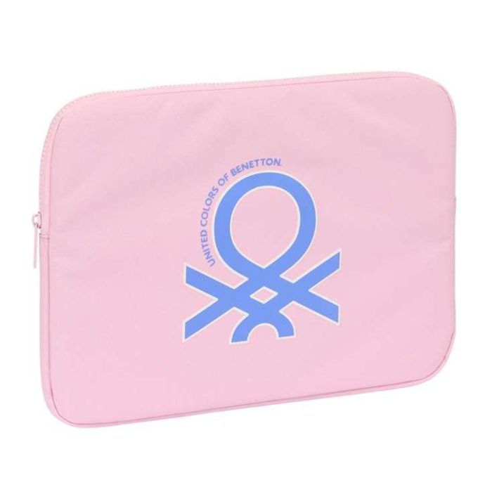 Funda para Portátil Benetton Pink Rosa (34 x 25 x 2 cm) Funda para Portátil Benetton Pink Rosa (34 x 25 x 2 cm)