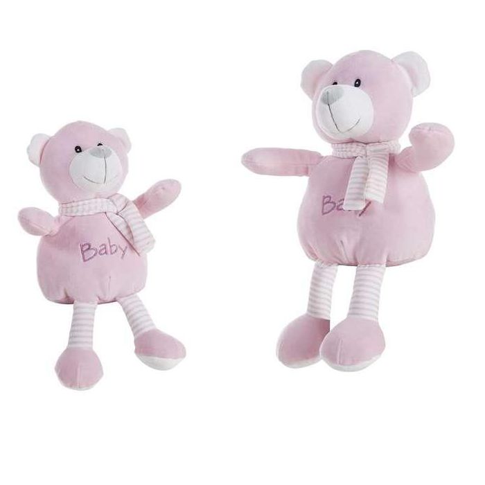 Oso extrasuave rosa/azul 28 cm 1 Oso extrasuave rosa/azul 28 cm 1