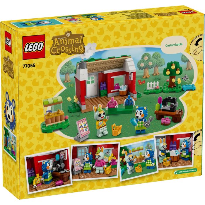 LEGO 77055 Tienda Ropa Hermanas Manitas Animal Crossing Set de Construcción con Figuras Pili y Ariel Juguete para Niños +6 años 12 LEGO 77055 Tienda Ropa Hermanas Manitas Animal Crossing Set de Construcción con Figuras Pili y Ariel Juguete para Niños +6 años 12