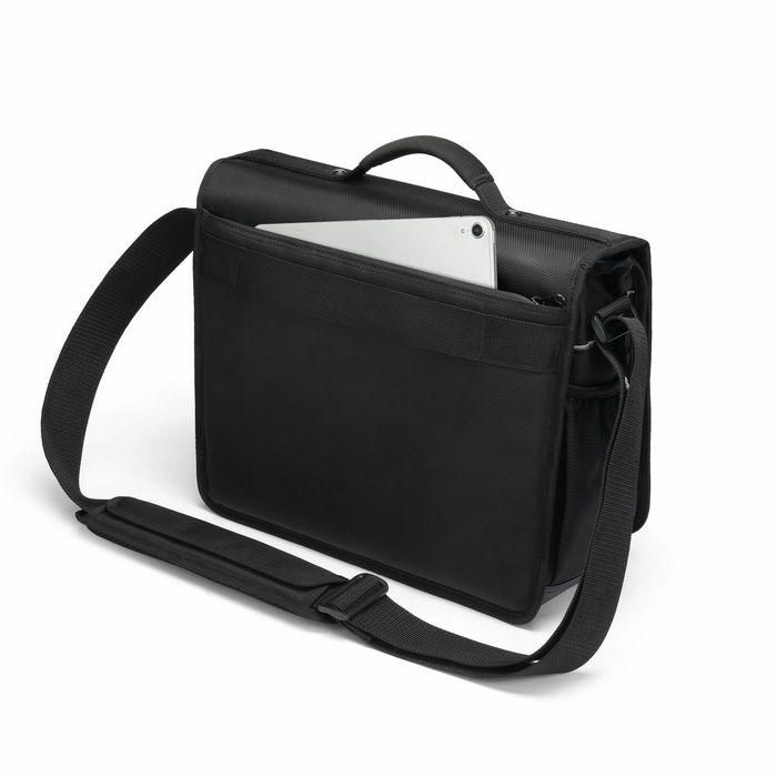 Dicota Messenger Bag, REFLECTIVE, black 1 Dicota Messenger Bag, REFLECTIVE, black 1