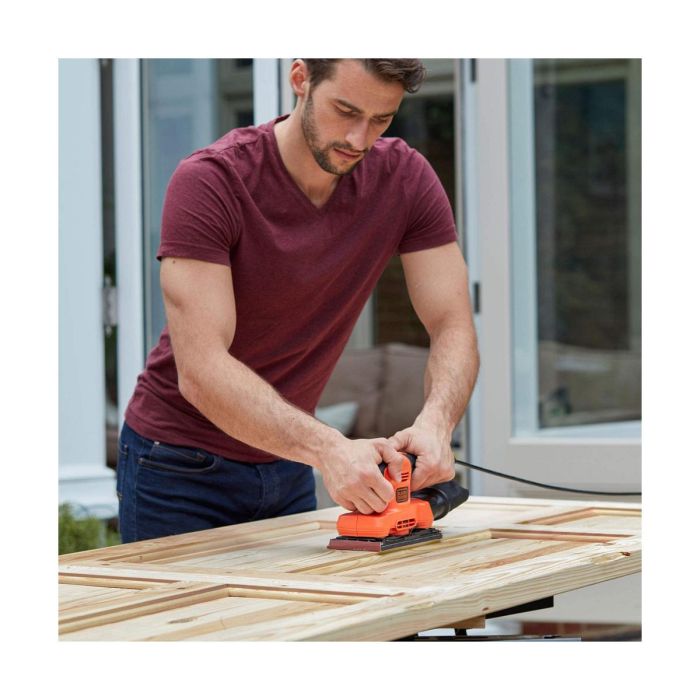 Lijadora orbital Black & Decker BEW220 150 W 1 Lijadora orbital Black & Decker BEW220 150 W 1