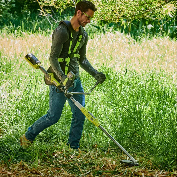 Ryobi Desbrozadora 36V - Manillar - Cable Ø 1 x 1,65 mm - Hoja Tri-Arc+ de 3 dientes 26 cm 1