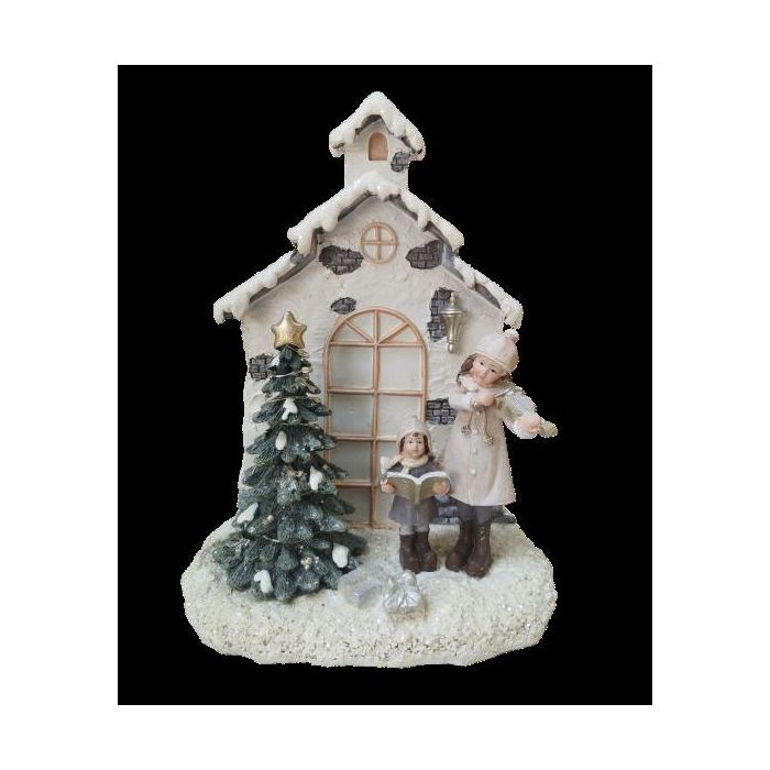 Figura Navidad Tradicional DKD Home Decor Multicolor 9 x 21 x 16.5 cm (2 Unidades) 1