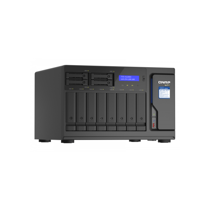 QNAP TVS-h1288X NAS Torre Ethernet Negro 1 QNAP TVS-h1288X NAS Torre Ethernet Negro 1