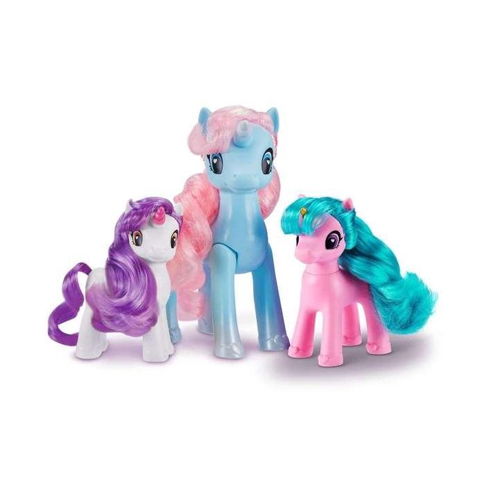 Set 3 unicornios sparkle girlz, 18cm (grande) y 11 cm (pequeños) 3 Set 3 unicornios sparkle girlz, 18cm (grande) y 11 cm (pequeños) 3